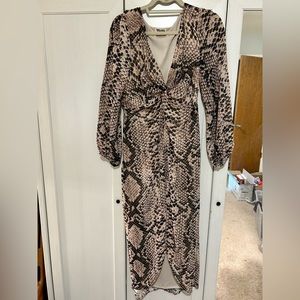 Show Me Your Mumu snakeskin dress size M